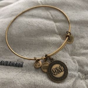 Gold Phi Mu Alex and Ani